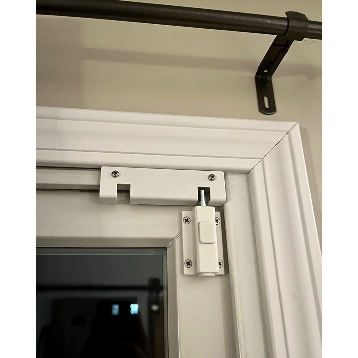 Sliding Door Lock for Sliding Glass Door, Door Locks for Sliding Patio Doors, Lock Size 2.5" L, 1.5"W, Confirm Door Fit Before Purchase