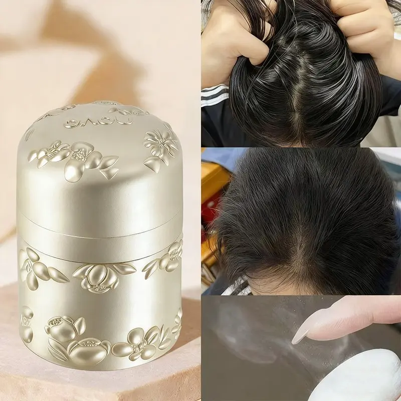 Dry Shampoo Powder - Texture Powder For Instant Root Lift & Matte Finish, Oil Control Refreshing Hair Effect, No White Cast, Nourishing Formula With Vitamin E, Exquisite Carving Design, No-Rinse Hair Care | Hair Fluffy Powder | Textured Powder