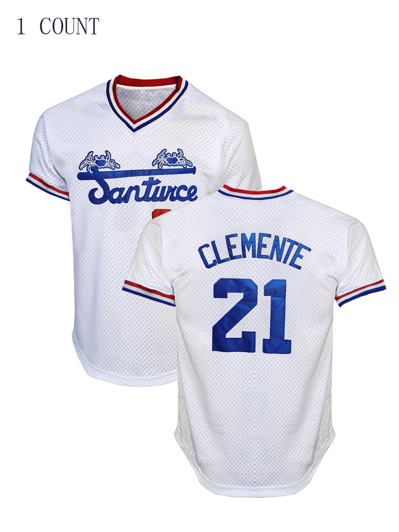 Men's Letter Embroidery V Neck Baseball Jersey, Casual Loose Striped Print Short Sleeve Button Sports T-shirt, Breathable Baseball Top for Outdoor Sports, Stylish Jersey