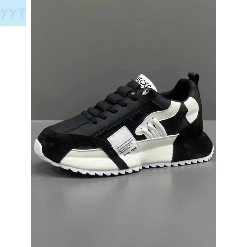 YYT1 Men's Sporty Casual Shoes, Sneaker, Trendy Fashion Sneaker, Trendy Sneakers, Low Top Sneakers, Comfortable Fit, Height Boosting, Versatile All Seasons, Outdoor & Fitness Use, Plus Size Available, Trendy Walking Sneakers