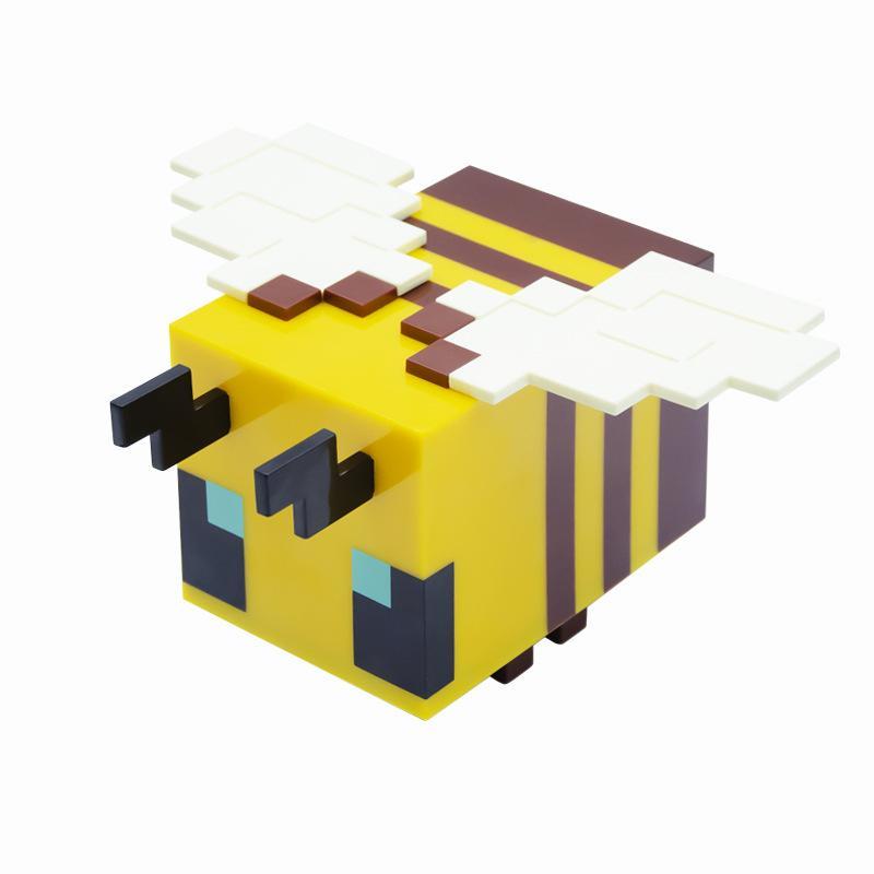 Bee Design Night Light, USB Rechargeable Creative Blocks Design Decorative Light, Novelty Lighting for Home Bedroom Gaming Room Decor, Gaming Gift for Boys and Girls