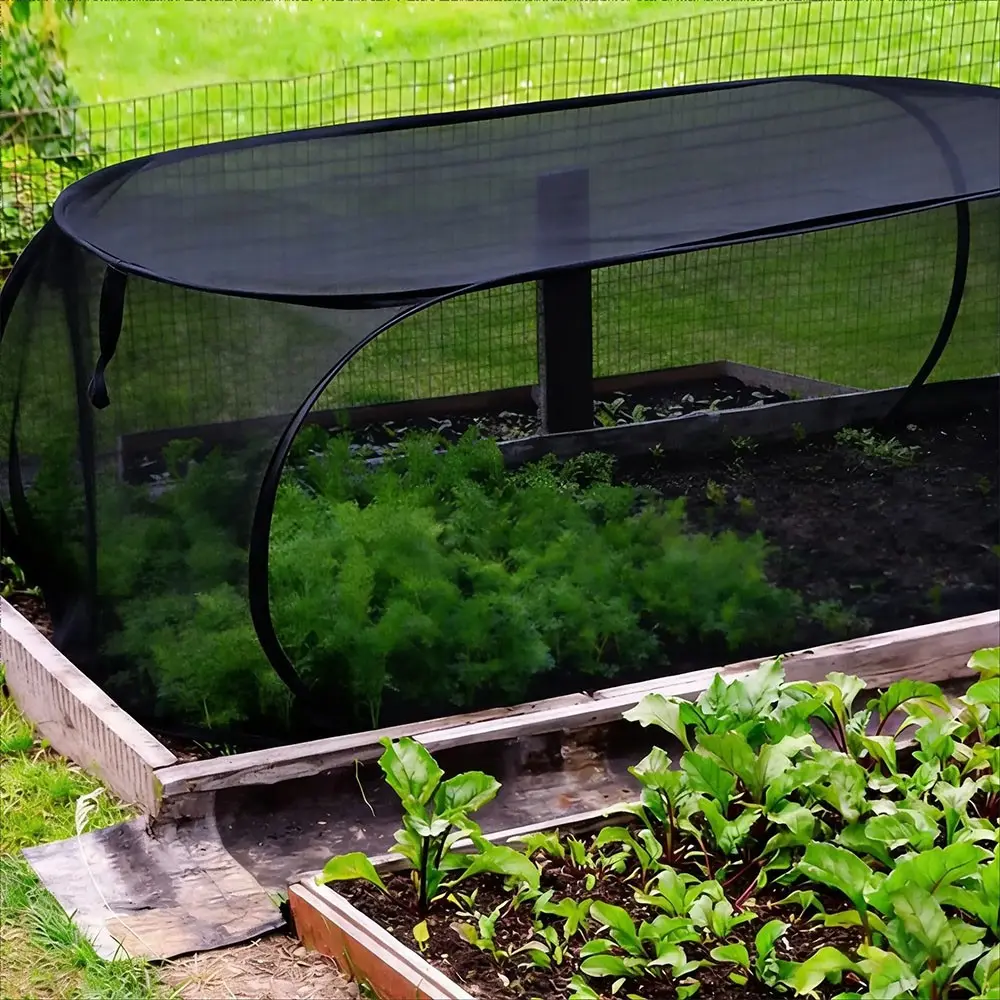 Reusable Plant Protector, Pop-Up Greenhouse Cover with Stakes, Durable Mesh Weather-Resistant Net, Insect Barrier for Seedlings, Fruits, Vegetables, Plant Covers, Garden Supplies, Gardening Supplies