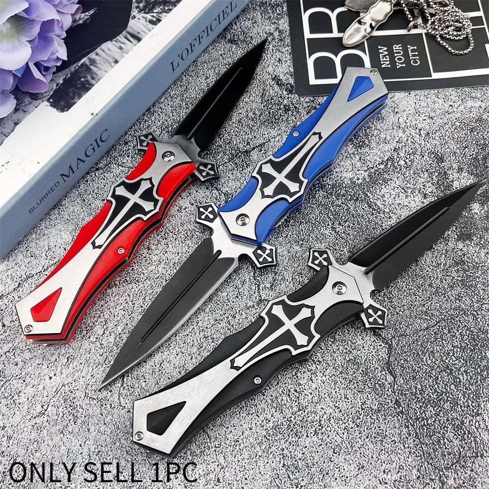 High-Quality Pocket Folding Knife for Everyday Hiking: 5Cr13Mov Blade, Aluminum Handle—Multipurpose Tool for Outdoor Hiking, Jungle Trekking, and Camping, Camping Knives, Outdoor Multifunctional Tools
