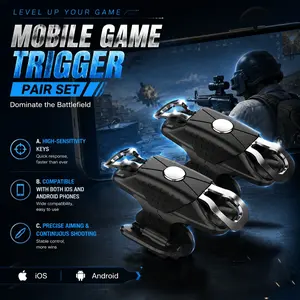 Upgrade Your Mobile Gaming: High-Sensitivity ABS Triggers for iOS & Android. Easy Install, Quick Setup. Enhance Aim Precision, Firing Speed & Comfort. Compatible with Top FPS/Battle Royale Games. Level Up Your Experience!