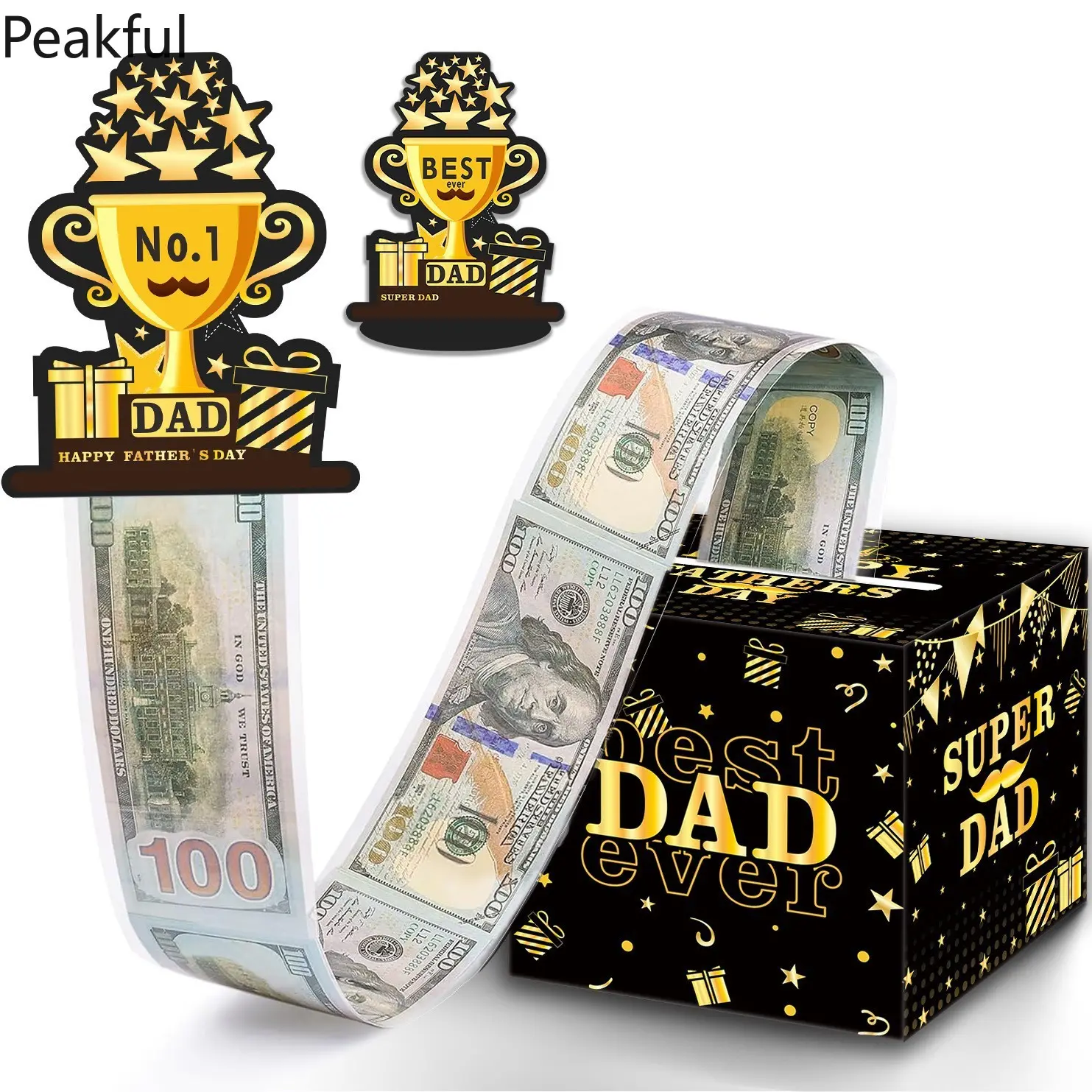 Surprise Money Pull-Out Box for Birthdays, Graduations & Halloween, Interactive Cash Dispenser with 30 Bags, Funny Creative Gift for Kids Teens Adults, Perfect for Parties & Christmas Gifts
