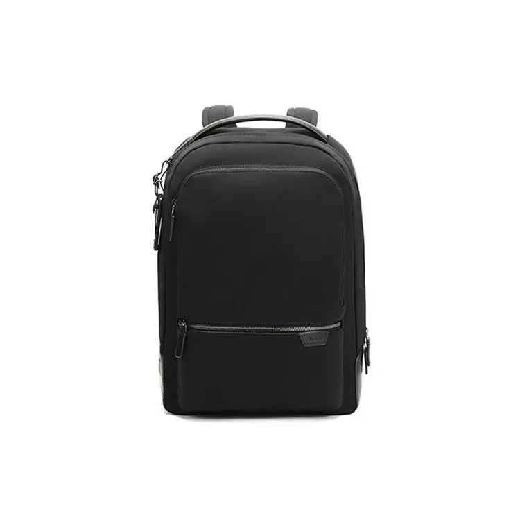 TUMI Harrison Bradner Fabric-and-Leather Backpack for Men, Casual Style, Black