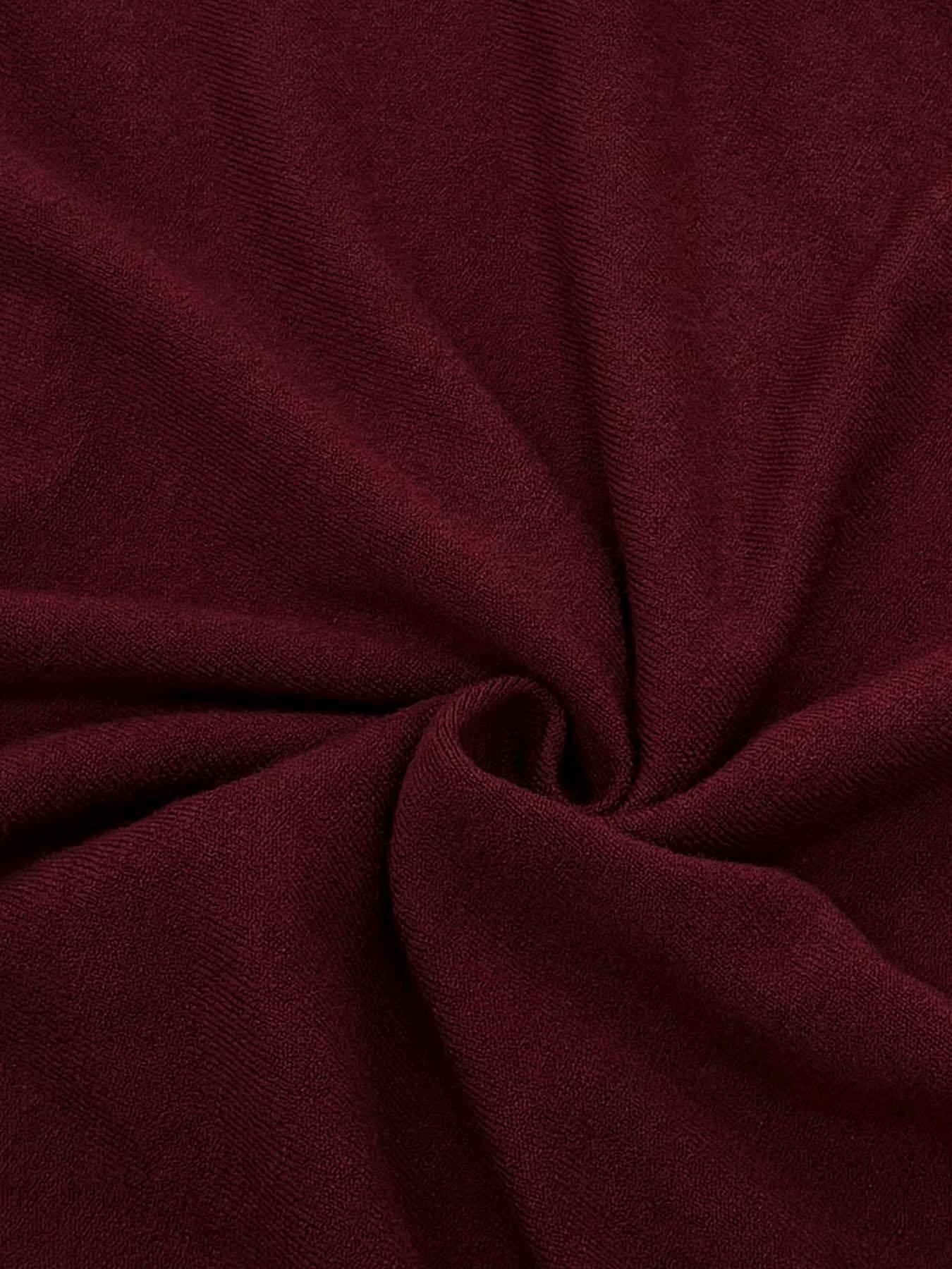 Women's Plain Sweater, Casual Solid Color Knit Top for Spring & Fall, Fashion Women's Knitwear for Daily Wear