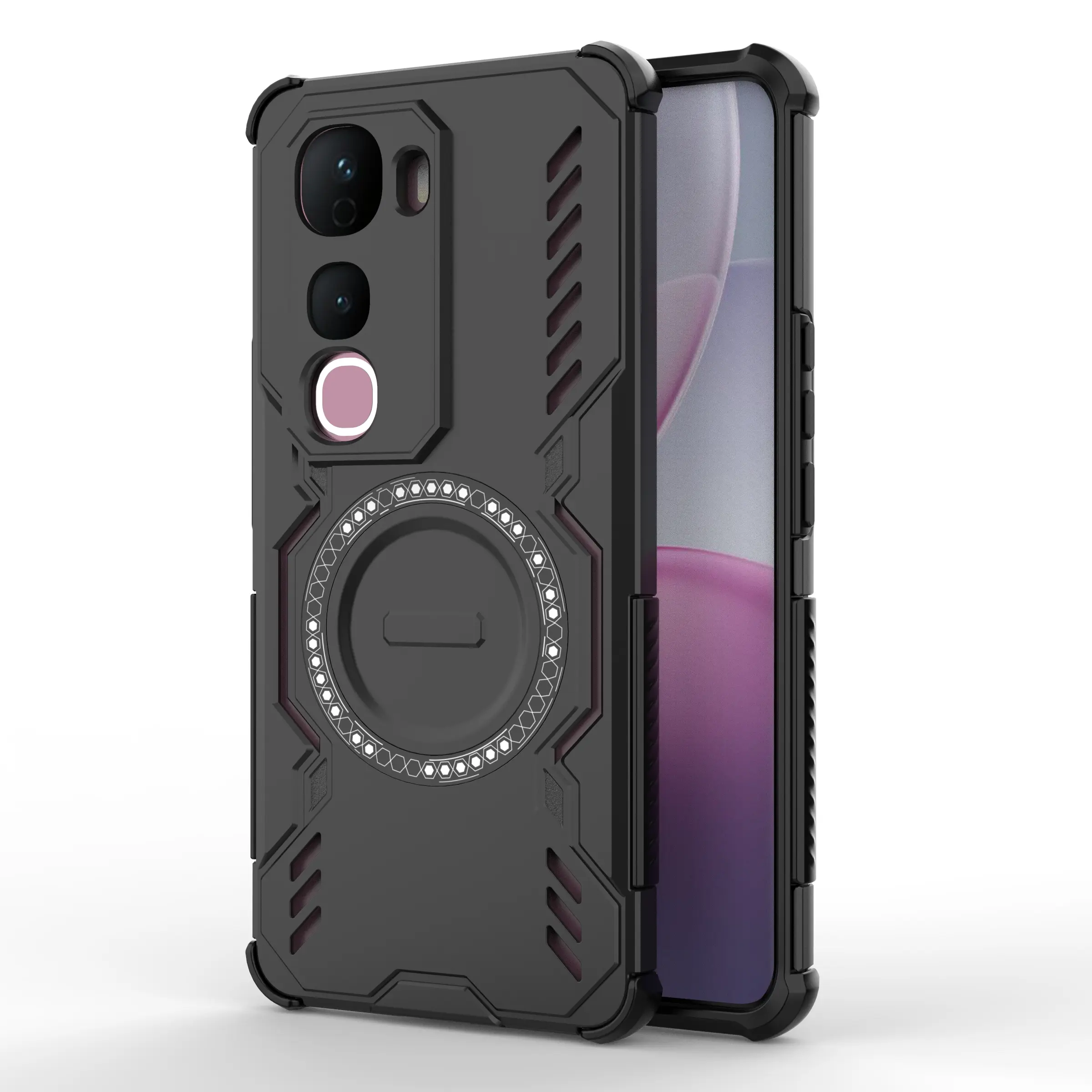 Case for Vivo Y400 Pro Dual Layer Protective, Shockproof and Explosion-Proof, Wireless Charging, Durable and Breathable, Hollow Design for Vivo Y400 Pro Case