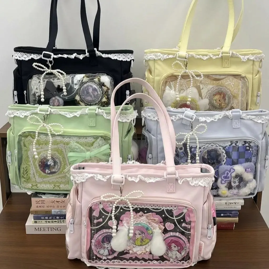 Ballet Girl Large Appetite Itabag Japanese Two-Dimension Single Shoulder Crossbody Bag Gift For Friends Women'S Handbag