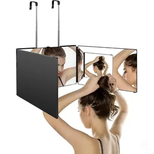 Foldable Tri fold Vanity Mirror With LED Lights Premium Sense Makeup Mirror Easy To Store For Daily Travel Bedroom Dressing Room Countertop Portable Travel Beauty Cosmetic Mirror