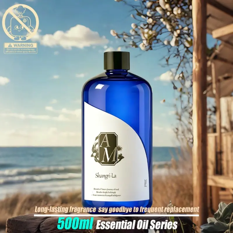 500ML Marriott Essential Oil Refill for Ultrasonic Diffusers, Long-Lasting Scent, Suitable for Home Bedroom Living Room Toilet Use, Home Fragrances, Scented Oil, Fragrance Oil Aroma, Aromatherapy Oils, Home Fragrance Products