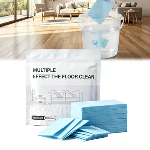 100pcs Floor Cleaning Tablets, Multi-Surface Cleaner, Water Soluble, for Hardwood, Laminate, Wall Tiles, Glass, Mop Friendly