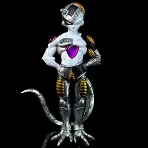 Super Saiyan Mechanical Frieza Model, Enhanced Version, Standing Pose, Boxed Handmade Figure, Custom Paint Job, Collectible Toy