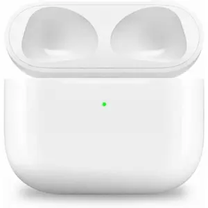 Replacement Charging Case for AirPods 3rd Generation (A2897/A2566/A2565/A2564/A2563) – B-C & Qi Wireless Charging – Bluetooth Pairing Button – Case Only (No Earbuds)