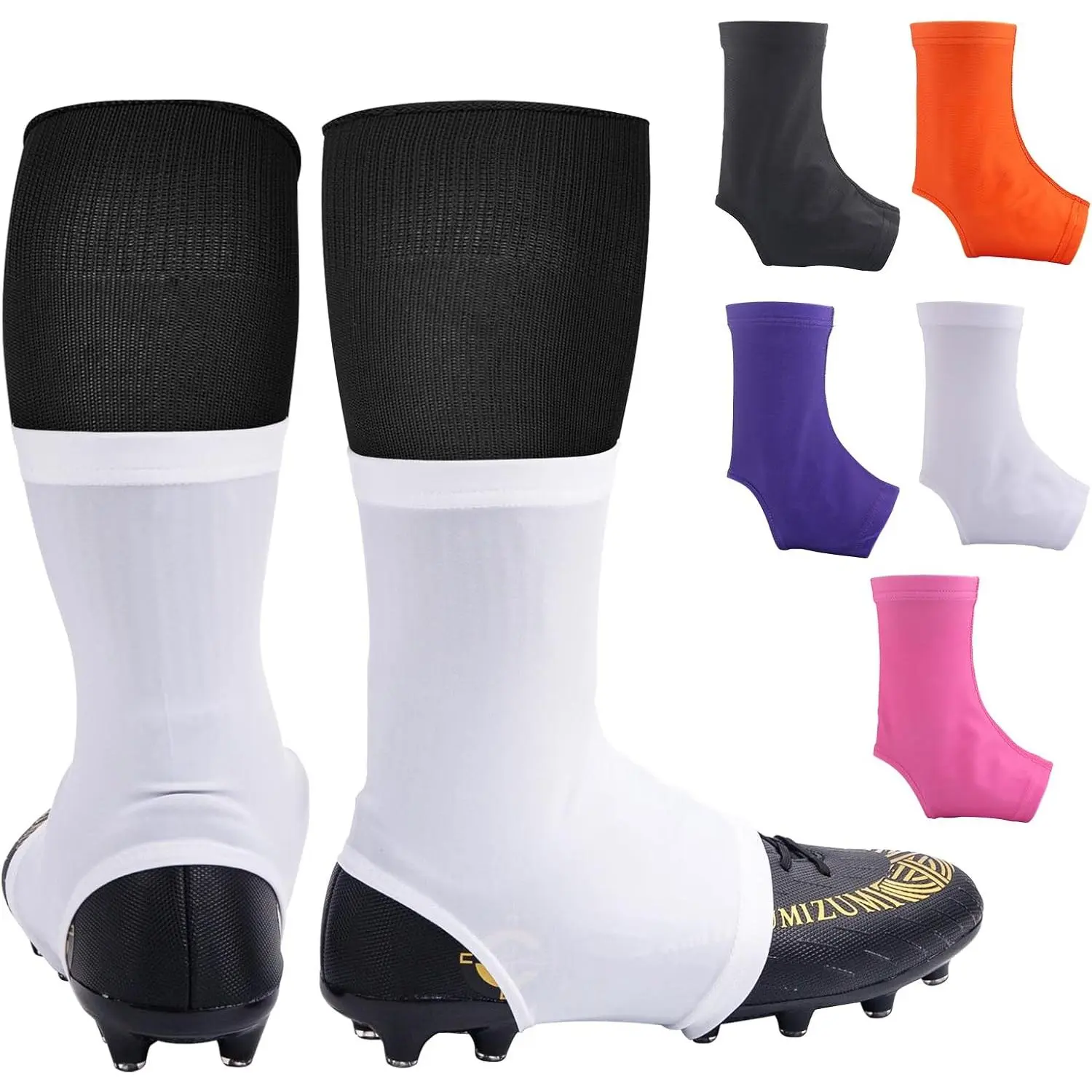 Football Spats Cleat Covers,Youth Boys,Keeps Dirt,Turf Debris Out keeps laces tied,hockey,baseball,football accessories drip,pop warner soccer team gifts