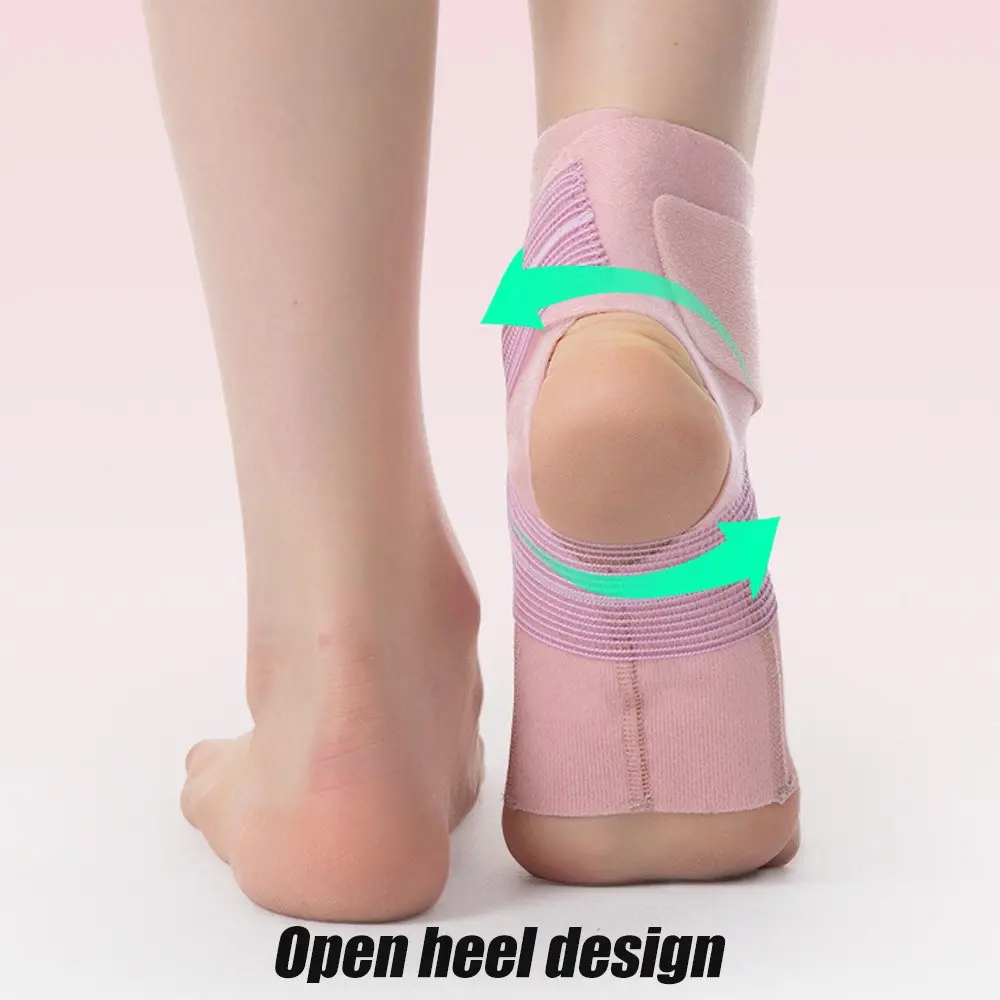 Adjustable Ankle Support Brace, Breathable Compression Ankle Stabilizer for Running Volleyball, Youth Adult, 4 Sizes Available