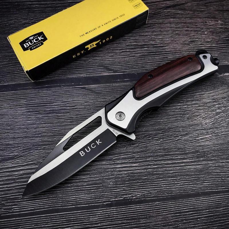 DA130 Outdoor EDC 5Cr13 Blade Camping Pocket Knife Survival Fruit Knife Self Defense Tool Knives BUCK