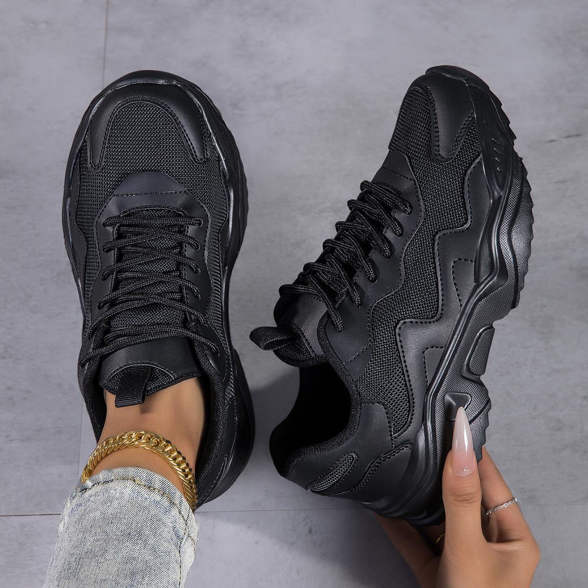 Women's breathable running sneakers featuring excellent shock absorption and non-slip performance; stylish and versatile casual sports shoes with a low-cut fabric upper and EVA  fashionable walking shoes suitable for all seasons providing comfortable.