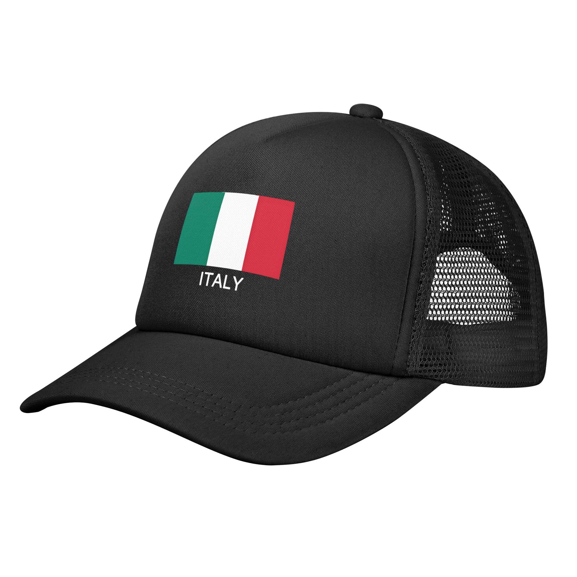 Country Flag Trucker Hat National Emblem Mesh Baseball Cap Adjustable Snapback Closure for USA Canada Mexico Italy France Germany Ukraine Australia Puerto Rico Fans