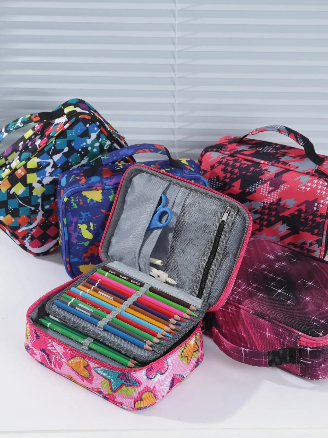 Waterproof Pencil Case, Large Capacity Sketching Pencil Bag, Multi-Functional Stationery Organizer, Trendy Pen Holder, Classroom Supplies, Desk Supplies
