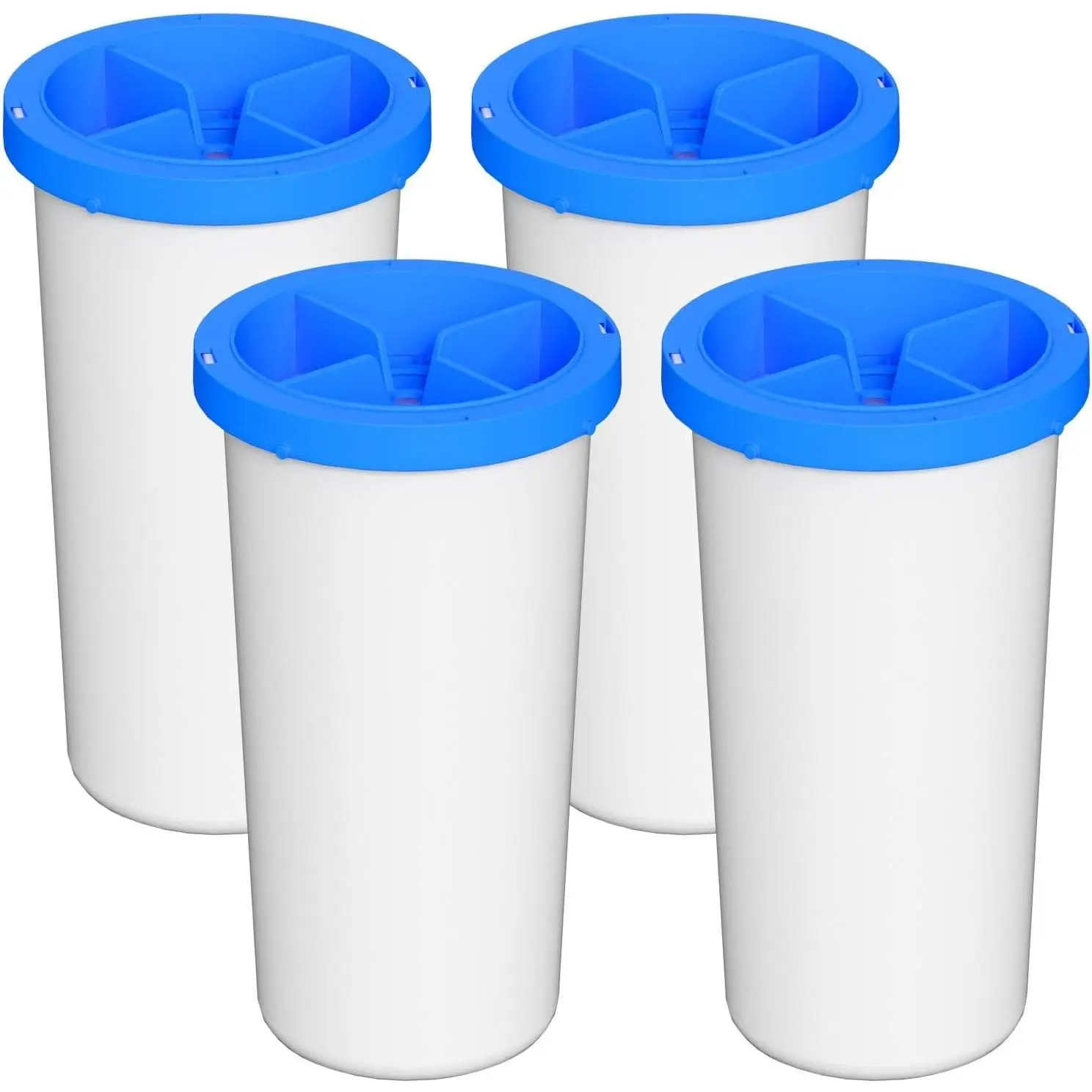 5-Stage Advanced Water Filter Replacement Compatible with New Culligan Zero ZEROF01 Water Filter Pitcher and Dispensers, Pack of 4