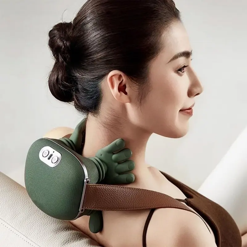 New Shoulder Neck Massager, Multi-Functional Home Cervical Massage Device, Heated Kneading Massage, Perfect Gift for Mother's Day