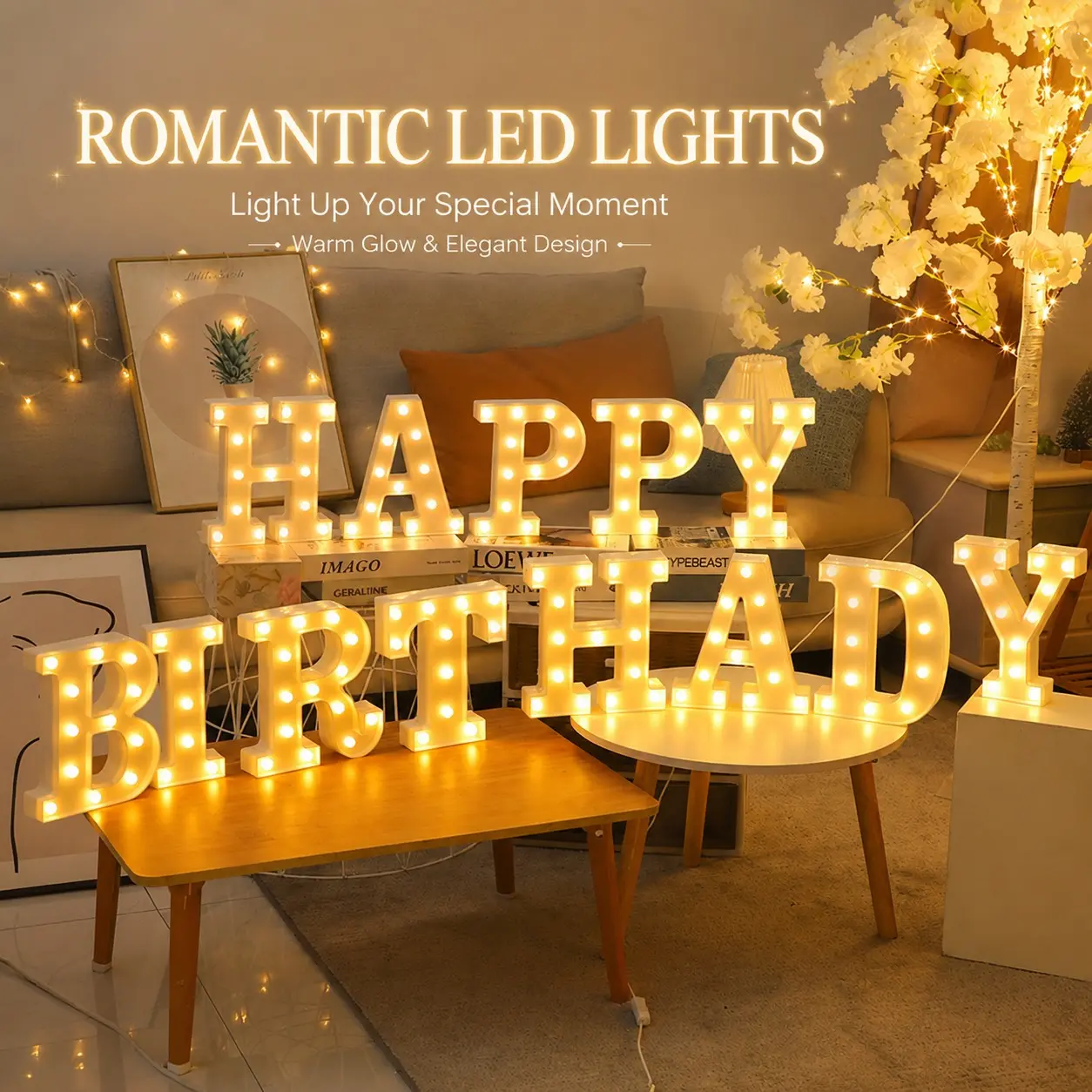 LED Digital Number Marquee Light, Romantic Light Up Number Decor Lamp, Reusable Illuminated Night Light Prop for Adult Birthday, Love Confession, Wedding, Marriage Proposal, Themed Party, Cocktail Reception & Romantic Indoor Atmosphere Layout