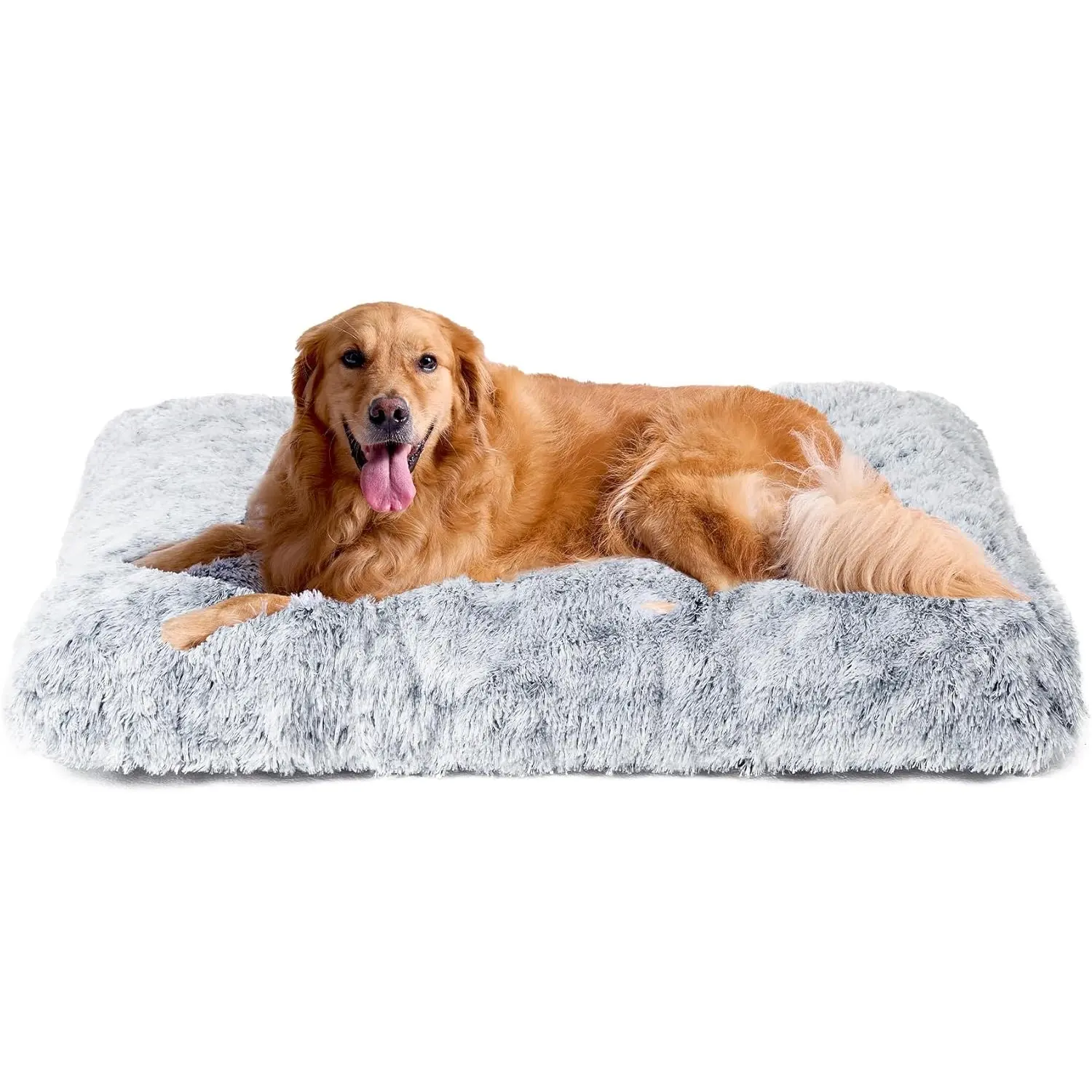 Soft And Warm Pet Bed For Sleep And Anxiety Relief, Fluffy Dog Crate Bed With Plush Comfort, Washable And Non-slip Pet Cat And Dog Bed