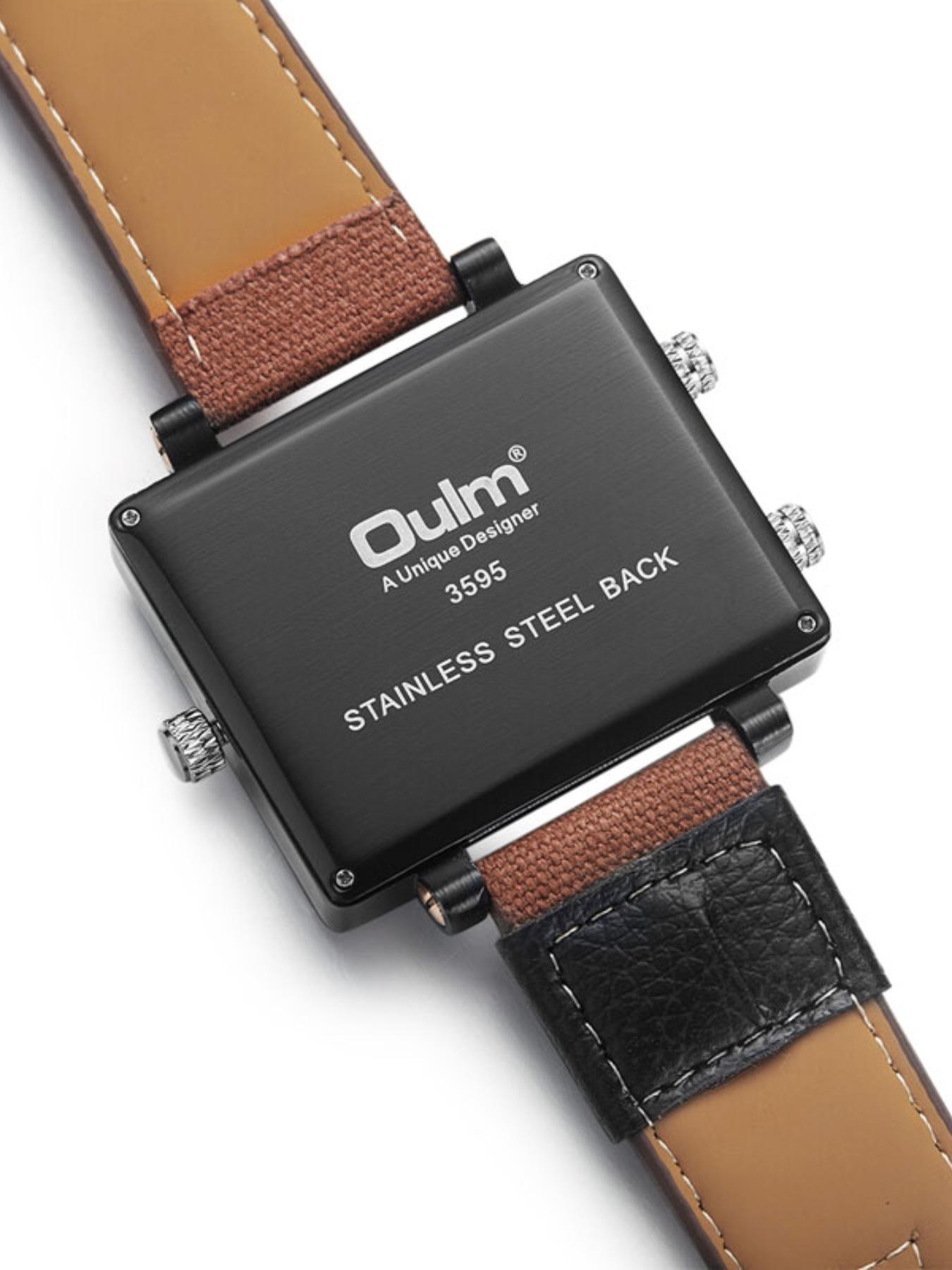 Men's Business Fashion Square Dial Quartz Watch, with Box, 2024 New Style Fashion Multifunction Watch for Party, Trendy All-match & Exquisite Watch for Birthday Gift, Trendy Multifunctional Watch, Business Fashion Watches