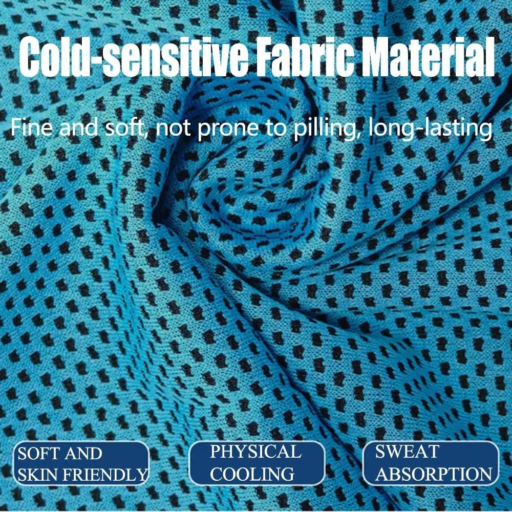 Quick Dry Mini Cooling Towels 3 Pack with EVA Storage Case, Breathable Sweat Absorbent Towel for Fitness, Outdoor & Gym Use