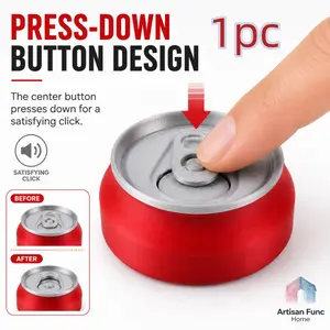 1pc 3D Printed Can Opener Press Tool, Unique Design for Relaxing Moments, Perfect Gift Idea, Durable Material, Easy to Use