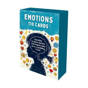 55 Mental Health Emotion Recognition Cards, Psychological Well-Being Tools, Emotional Intelligence Training, Self-Help Resources