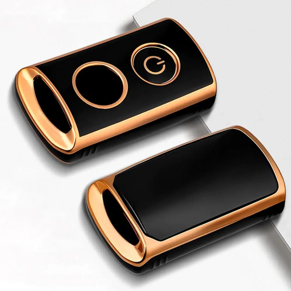 Soft Touch TPU Motorcycle Remote Key Fob Case Cover - Protects Key for Yamaha Nmax 2021/2022, NVX, NVX155, XMAX, XMAX300, QBIX, AEROX, JAUNS 2018/2019 - Automotive & Motorcycle Interior Accessory