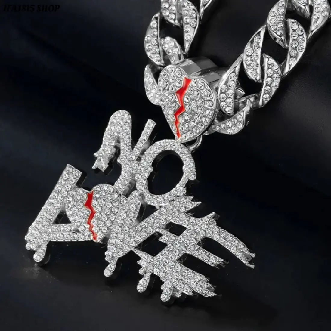 Men’s Personalized Cuban Link Necklace, Initial Heart Letter Pendant with Silver Rope Chain, Trendy Hip Hop Street Style Jewelry, Bold Statement Chain for Daily Wear, Birthday Gift, Anniversary Gift & Casual Fashion Looks