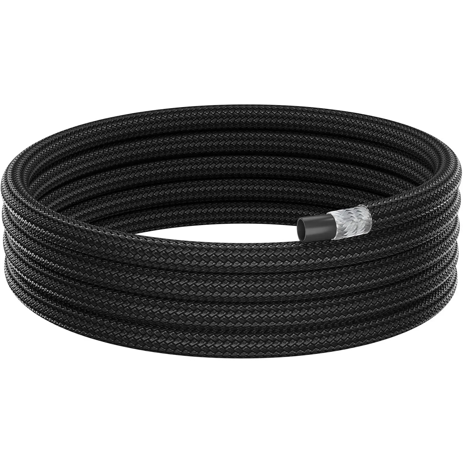 CPE  Line 1500PSI 10FT, 8AN Steel Braided Nylon Transmission Oil Cooler Lines Hose for Gasoline  Hydraulic