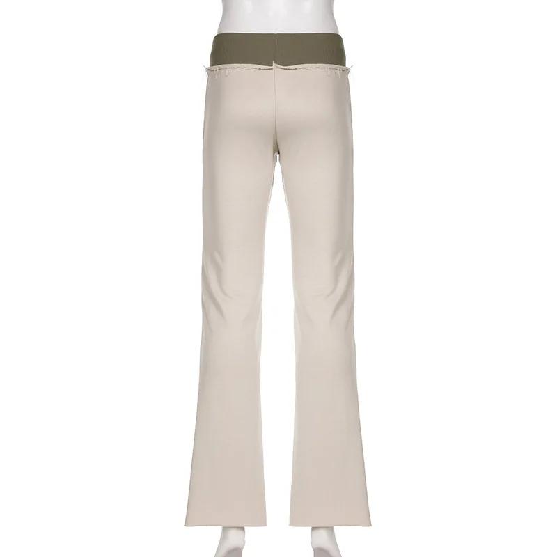 Sports suit Women Drawstring Ribbons 2 Piece Set Long Sleeve Zipup Hooded Sweatshirts Tops + Flare Pants Fashion Casual Tracksuits Summer Athletic Wear