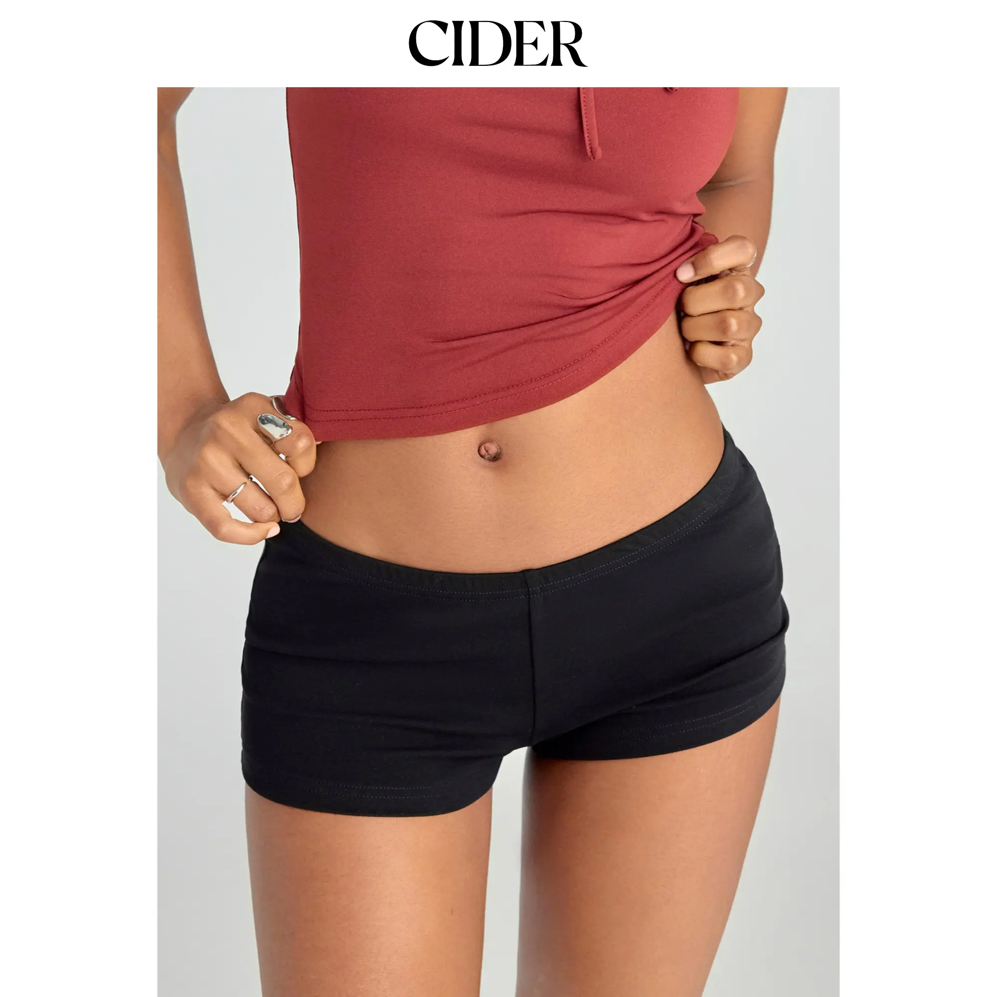 Cider CDR Low Rise Micro Shorts Cider CDR Low Rise Micro Shorts