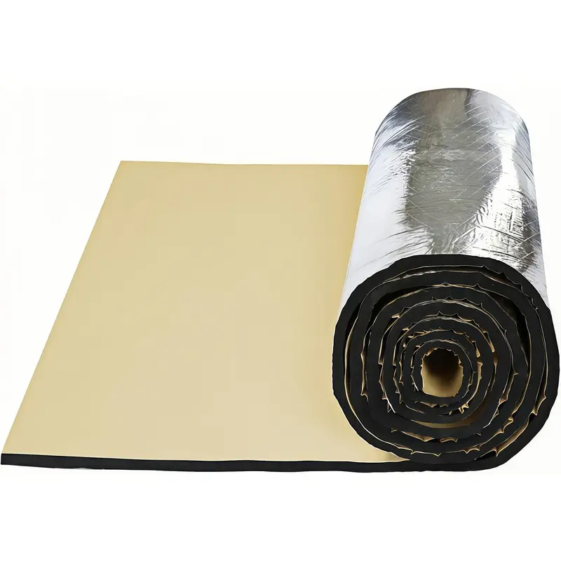 Heat Sound Deadening Insulation Mat Deadener Pad Car Auto Exhaust Muffler Hood Door Waterproof 394mil 6.4sqft 101.6x60.96cm for Car