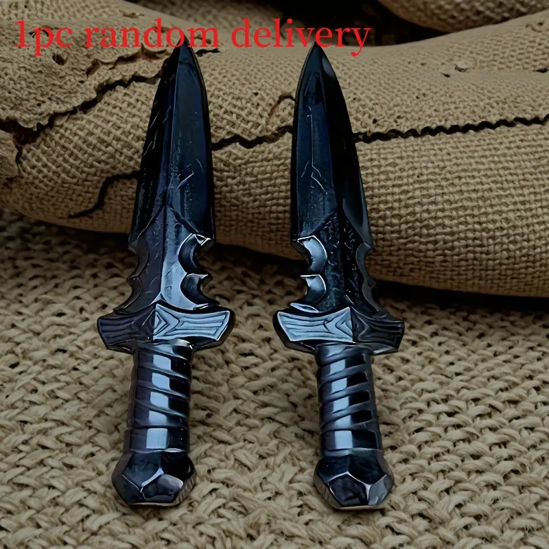 1 natural obsidian handle-elegant obsidian stone with crystal decoration, exquisite design, suitable for playing and desktop decoration, perfect decoration for Halloween, Thanksgiving and Independence Day celebrations, Halloween decoration, Christmas is t