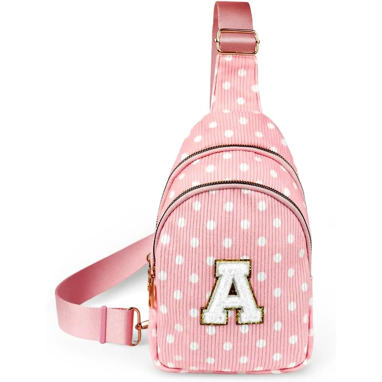 Initial A Crossbody Bag Trendy Fashion  Sling Bag Suitable for Girls, Girlfriend