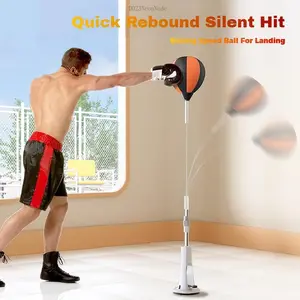 Premium Quality Boxing Speedball with Stand Height Adjustable for Teens & Adults 360° Rebound for Stress Relief & Fitness Ideal for Home Use in Bedrooms Living Rooms & Gardens DD23NeonNode