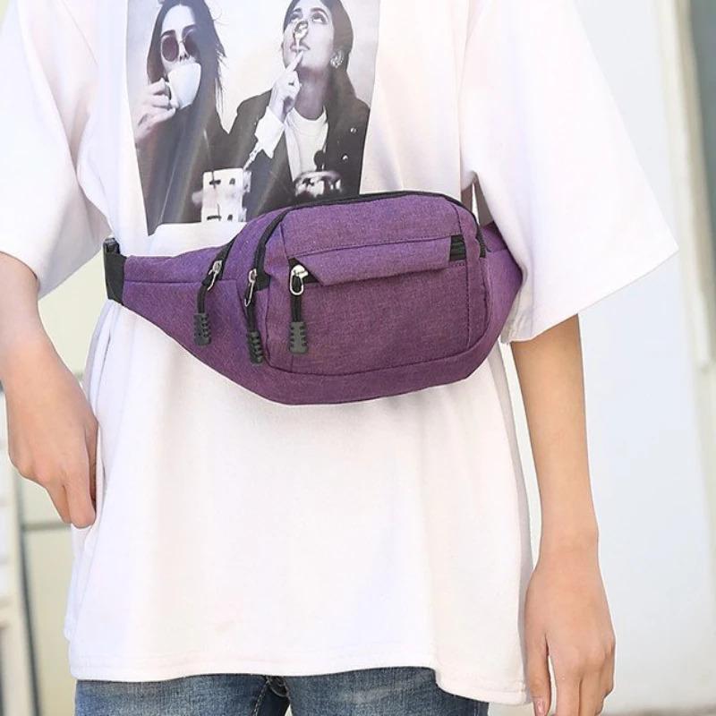 Waterproof Sports Fanny Pack for Men Women, Lightweight Running Waist Bag with Adjustable Strap for Workout, Travel, Hiking, Cycling & Outdoor Sports