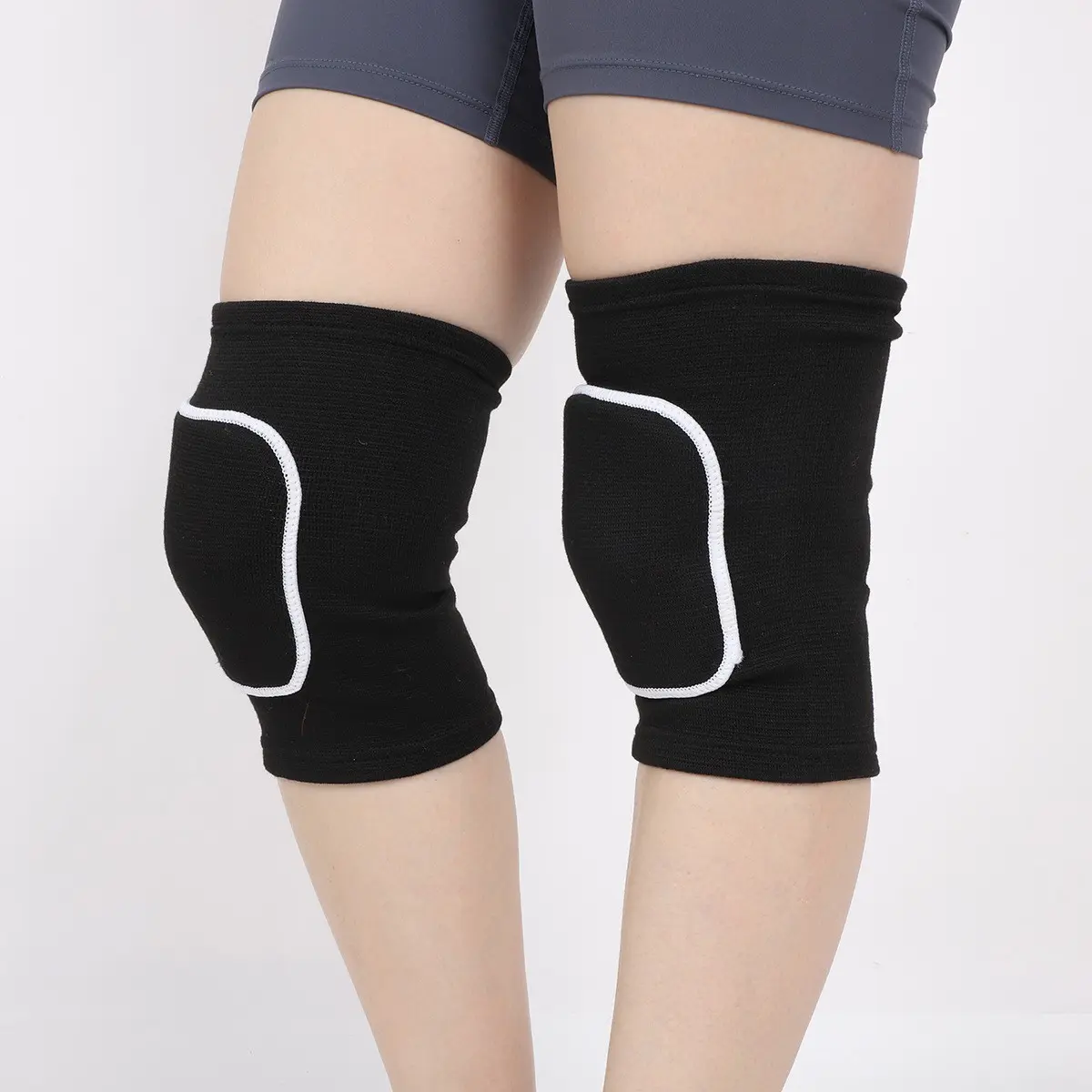 2-Pack Padded Sports Knee Guards, Ideal for Volleyball, Dance, Floor Activities, Versatile Use, Anti-Collision, Extra Thick Cushioning, Injury Protection Gear