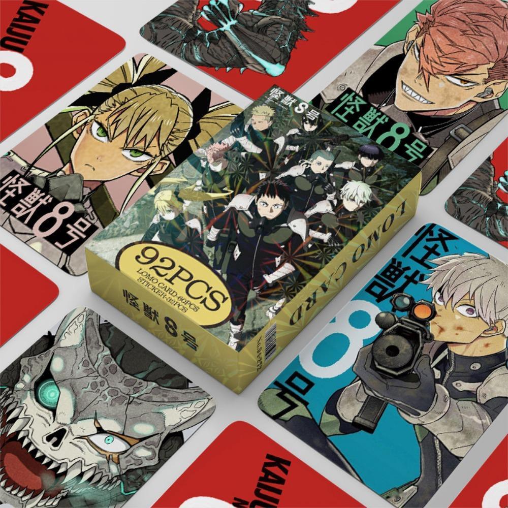 92Pcs Kaiju number 8 Anime lomo Card High-definition Reno Ichikawa Ashiro Mina Postcard Fan Party Decoration Children's Gift