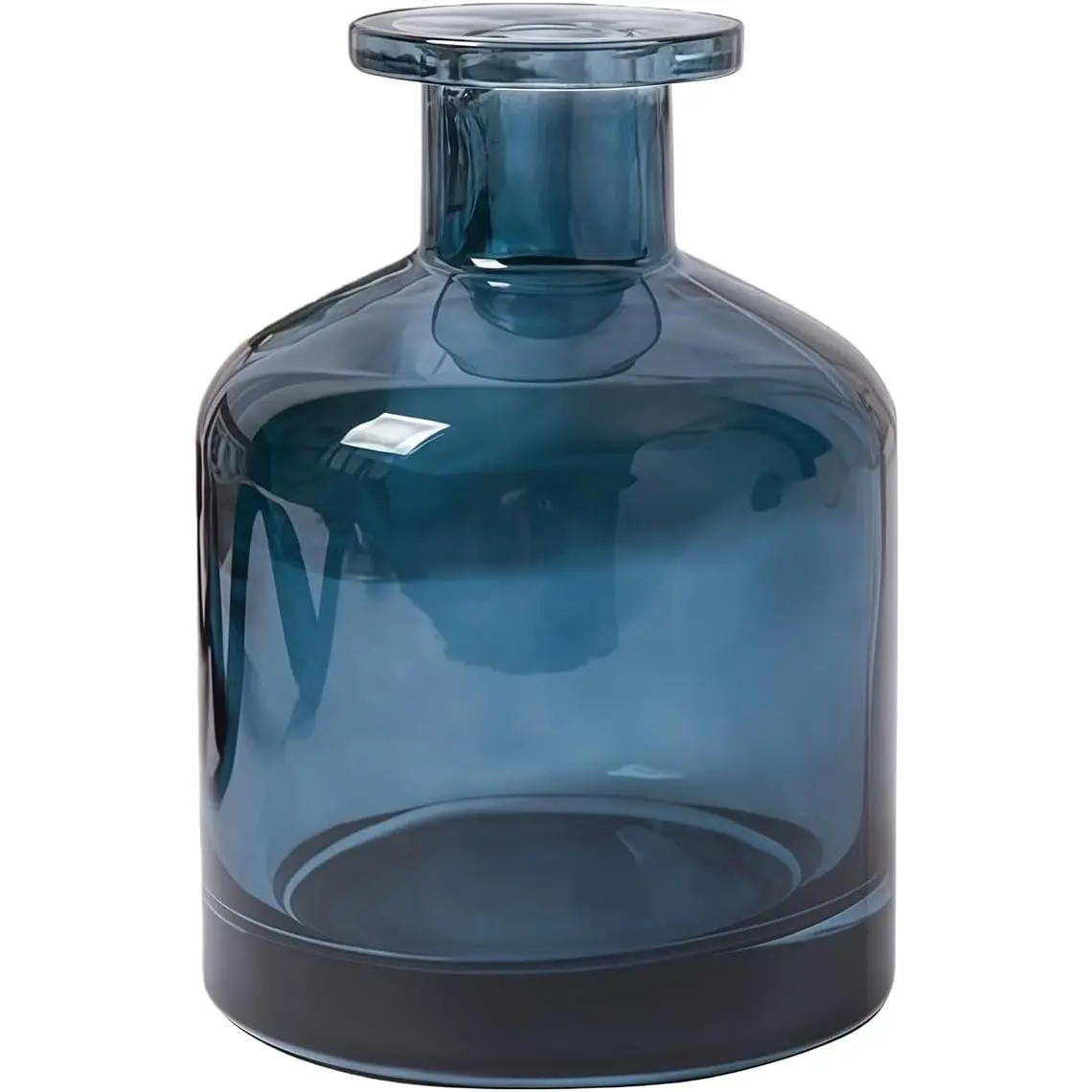 150ml/5oz Blue Empty Glass Diffuser Bottle  Jar Container  Accessories Use for DIY  Diffuser Sticks Sets Essential Oils Crafts Decor