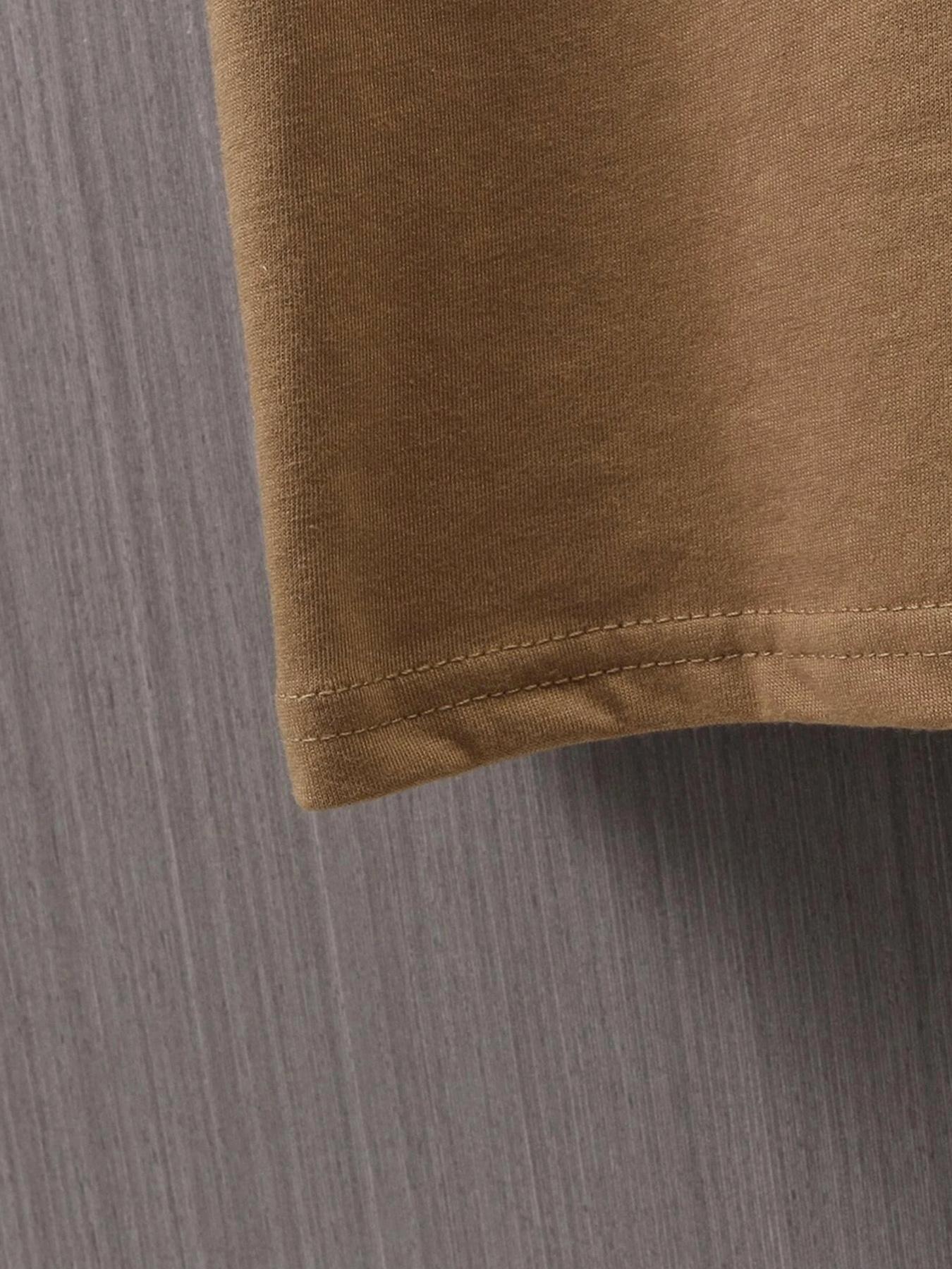 Men's Slogan Athletic Letter Print Graphic Round Neck Tee, Fashion Casual Short Sleeve T-shirt for Daily Outdoor Wear, Casual Summer Top for Men