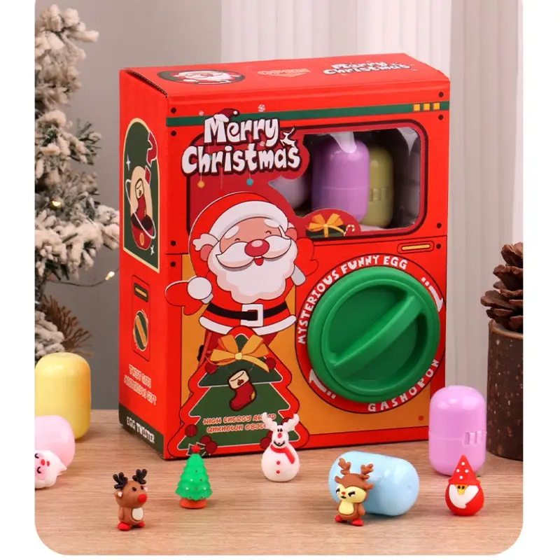 Santa Claus Fun Gumball Machine, Halloween Lucky Blind Box Gumball Cartoon Gift, Perfect Birthday Gift, Halloween Gift, Christmas Gift