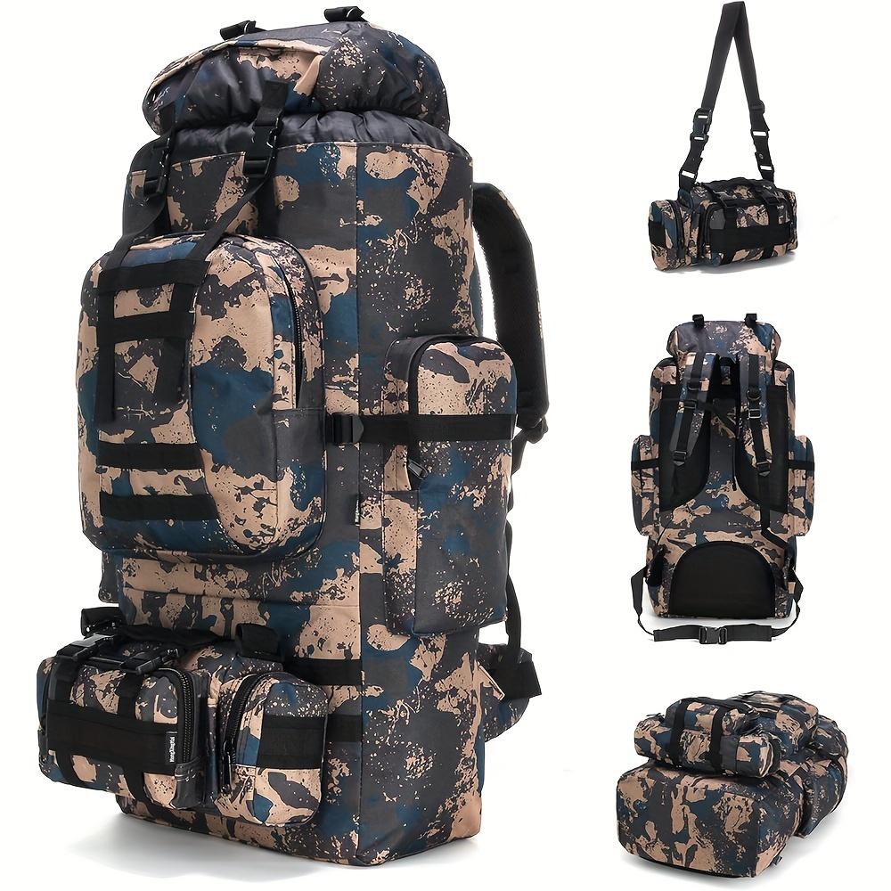 100L Camping Hiking Backpack Molle Rucksack Camping Backpacking Daypack