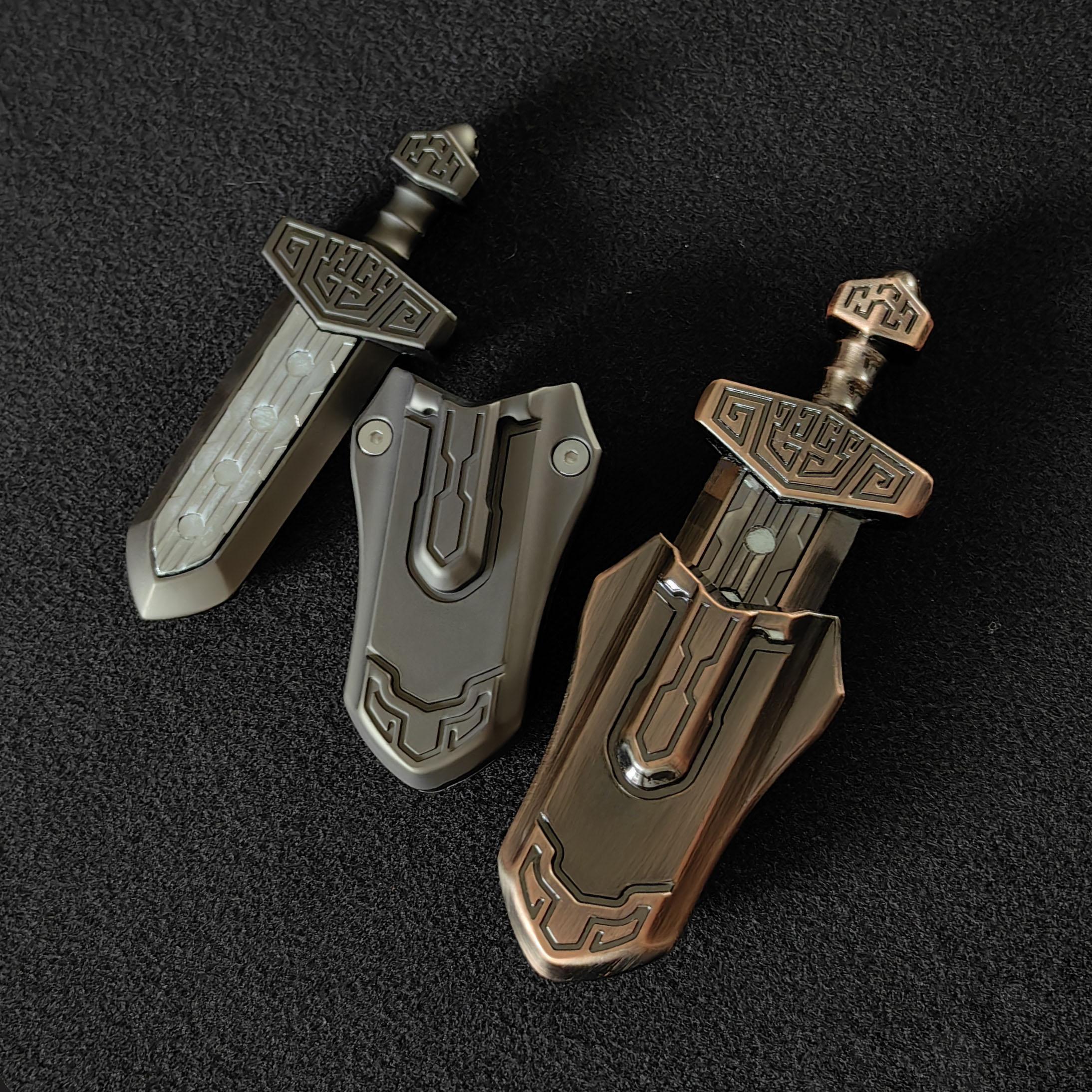 Metallic Sword Design Fidget Toy, Stress Relief Fidgeting, 1 Piece Stress Relief Toy for Adults, Portable Fidget Sliders, Anti-anxiety Office Toys