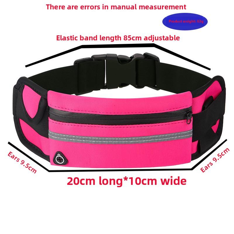 Creative sports and leisure fanny pack, waterproof and shockproof personal mobile phone bag, a kettle must be brought for outdoor riding and running